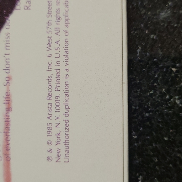 1985 RAY PARKER JR. Album - Picture 3 of 8